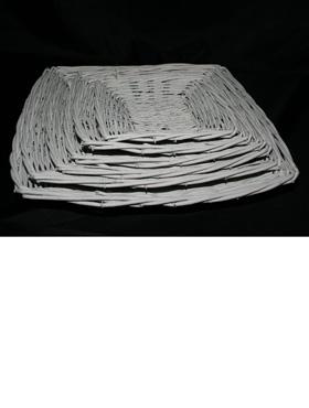 Plate willow antique white