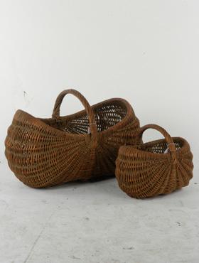 Willowbasket with handle antique wash (2)