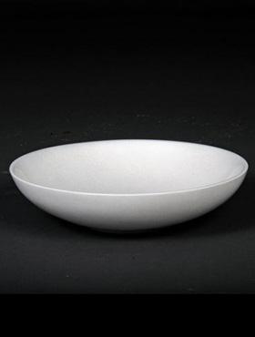 Spring bowl white shiny